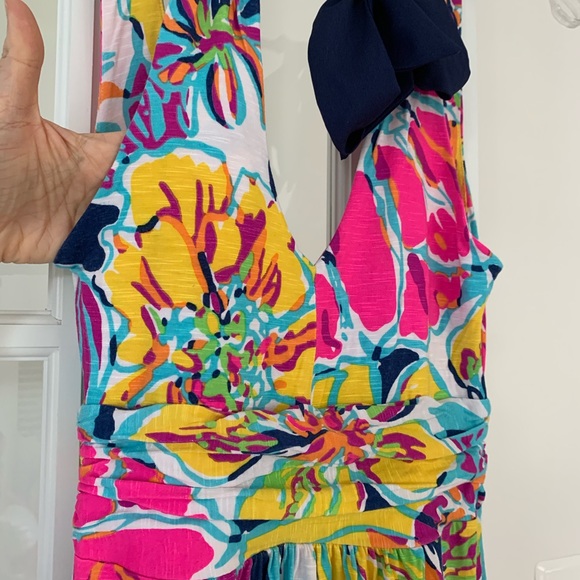 Barely worn Lily Pulitzer v-neck maxi dress, XS - Picture 6 of 10